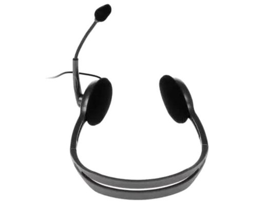 Наушники с микрофоном проводные Logitech Stereo Headset H111 Black